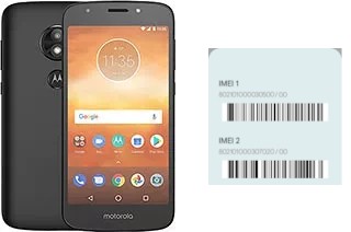 Cómo ver el código IMEI en Moto E5 Play