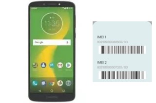 Cómo ver el código IMEI en Moto E5 Supra