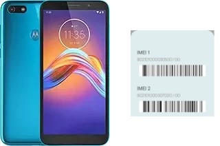 Cómo ver el código IMEI en Moto E6 Play