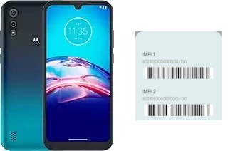 Cómo ver el código IMEI en Moto E6s (2020)