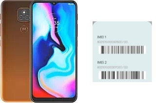 Cómo ver el código IMEI en Moto E7 Plus