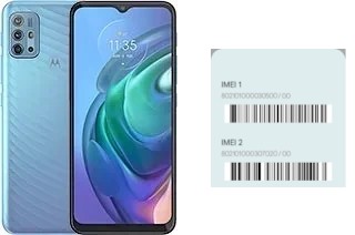 Cómo ver el código IMEI en Moto G10 Power