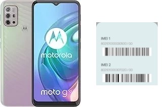 Cómo ver el código IMEI en Moto G10