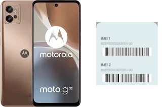 Cómo ver el código IMEI en Moto G32