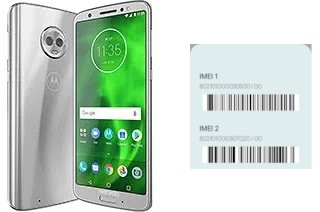 Cómo ver el código IMEI en Moto G6