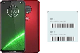 Cómo ver el código IMEI en Moto G7 Plus