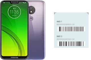 Cómo ver el código IMEI en Moto G7 Power