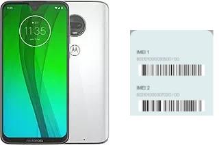 Cómo ver el código IMEI en Moto G7