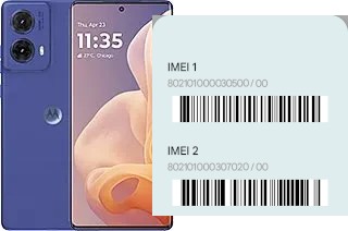 Cómo ver el código IMEI en Moto G85