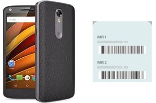 Cómo ver el código IMEI en Moto X Force