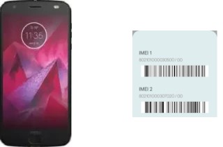 Cómo ver el código IMEI en Moto Z2 Force Edition