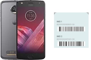 Cómo ver el código IMEI en Moto Z2 Play