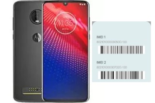 Cómo ver el código IMEI en Moto Z4 Force