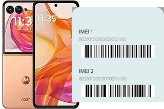 Cómo ver el código IMEI en Razr 50 Ultra