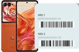 Cómo ver el código IMEI en Razr 50