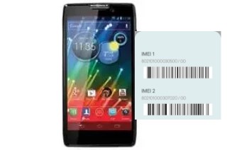 Cómo ver el código IMEI en RAZR HD