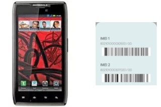 Cómo ver el código IMEI en RAZR MAXX