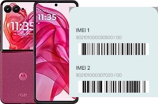 Cómo ver el código IMEI en razr+ 2024