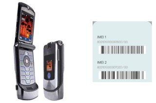 Cómo ver el código IMEI en RAZR V3i