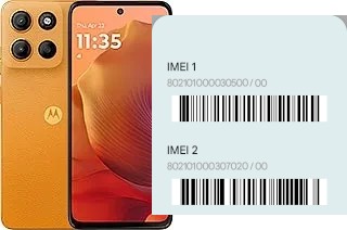 Cómo ver el código IMEI en Moto G15