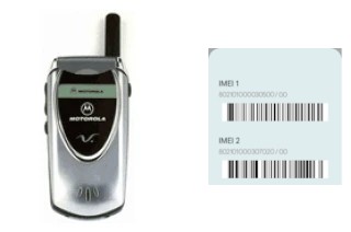 Cómo ver el código IMEI en Motorola V60