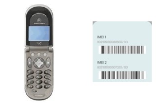 Cómo ver el código IMEI en Motorola V66