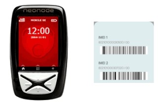 Cómo ver el código IMEI en Neonode N1m