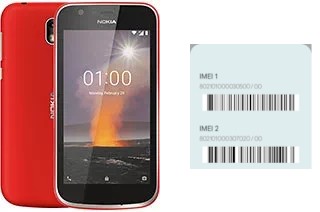 Cómo ver el código IMEI en Nokia 1