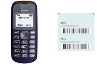 Cómo ver el código IMEI en Nokia 103