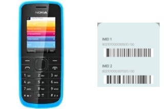 Cómo ver el código IMEI en Nokia 109