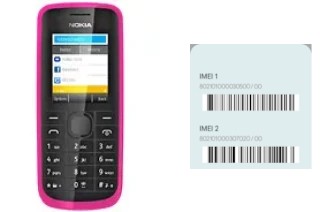 Cómo ver el código IMEI en Nokia 113