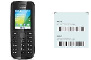 Cómo ver el código IMEI en Nokia 114