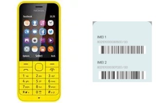 Cómo ver el código IMEI en Nokia 220