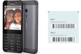 Cómo ver el código IMEI en Nokia 230