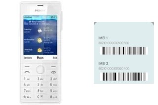 Cómo ver el código IMEI en Nokia 515
