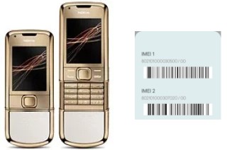 Cómo ver el código IMEI en 8800 Gold Arte