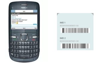 Cómo ver el código IMEI en Nokia C3