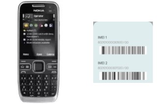 Cómo ver el código IMEI en Nokia E55