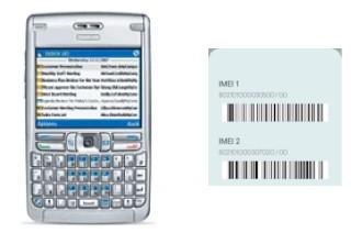 Cómo ver el código IMEI en Nokia E62