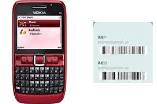 Cómo ver el código IMEI en Nokia E63