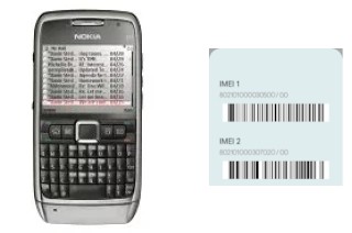 Cómo ver el código IMEI en Nokia E71