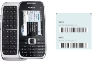 Cómo ver el código IMEI en Nokia E75