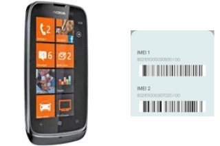 Cómo ver el código IMEI en Lumia 610 NFC