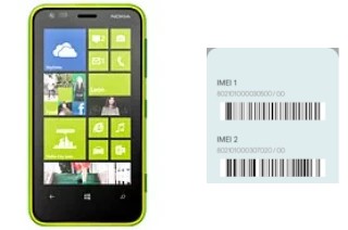 Cómo ver el código IMEI en Lumia 620