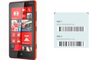 Cómo ver el código IMEI en Lumia 820