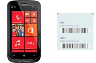 Cómo ver el código IMEI en Lumia 822