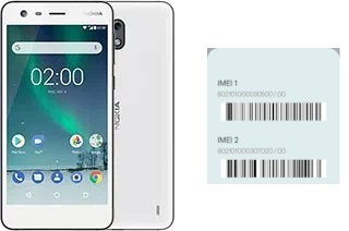 Cómo ver el código IMEI en Nokia 2