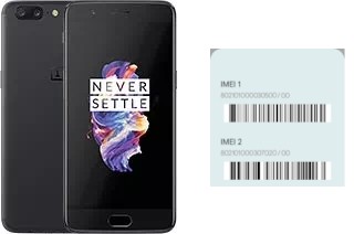 Cómo ver el código IMEI en OnePlus 5