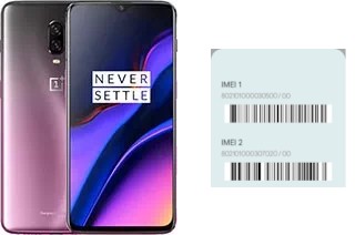 Cómo ver el código IMEI en OnePlus 6T