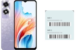 Cómo ver el código IMEI en Oppo A2x